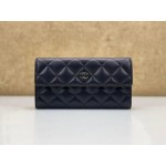 [NEW] CHANEL A50096 CLASSIC ZIP FLOD LONG WALLET